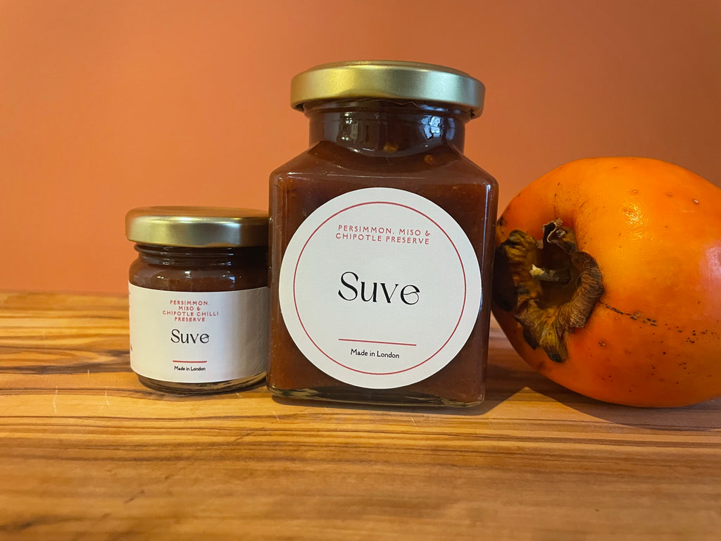 Persimmon, Miso & Chipotle Jam with Ginger