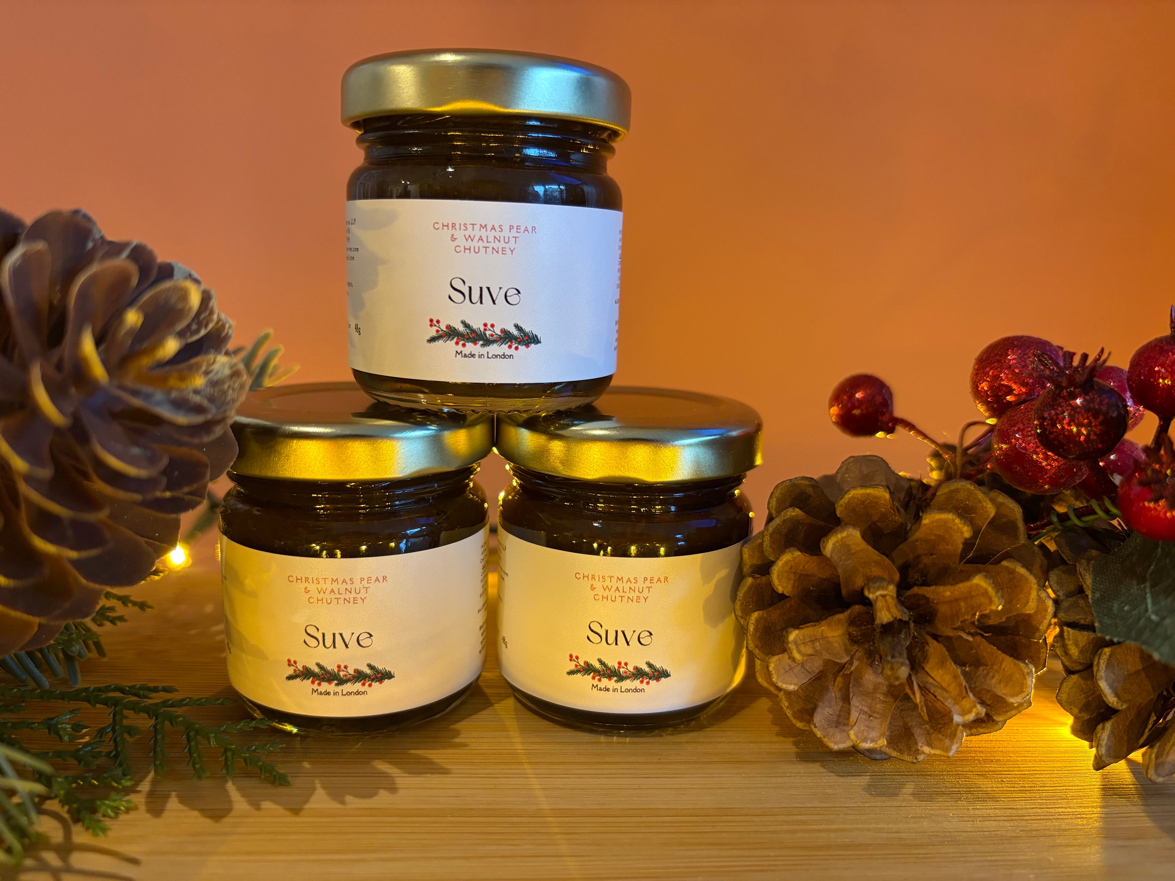 Christmas Pear & Walnut Chutney