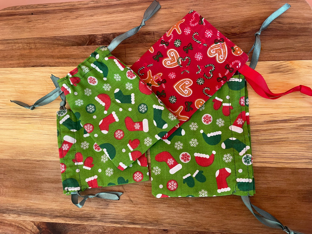 Christmas Drawstring Giftbags