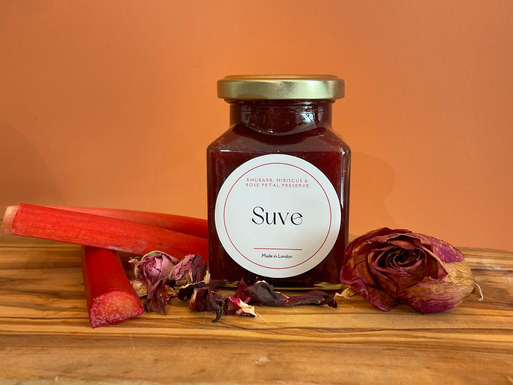Rhubarb, Hibiscus & Rose Preserve