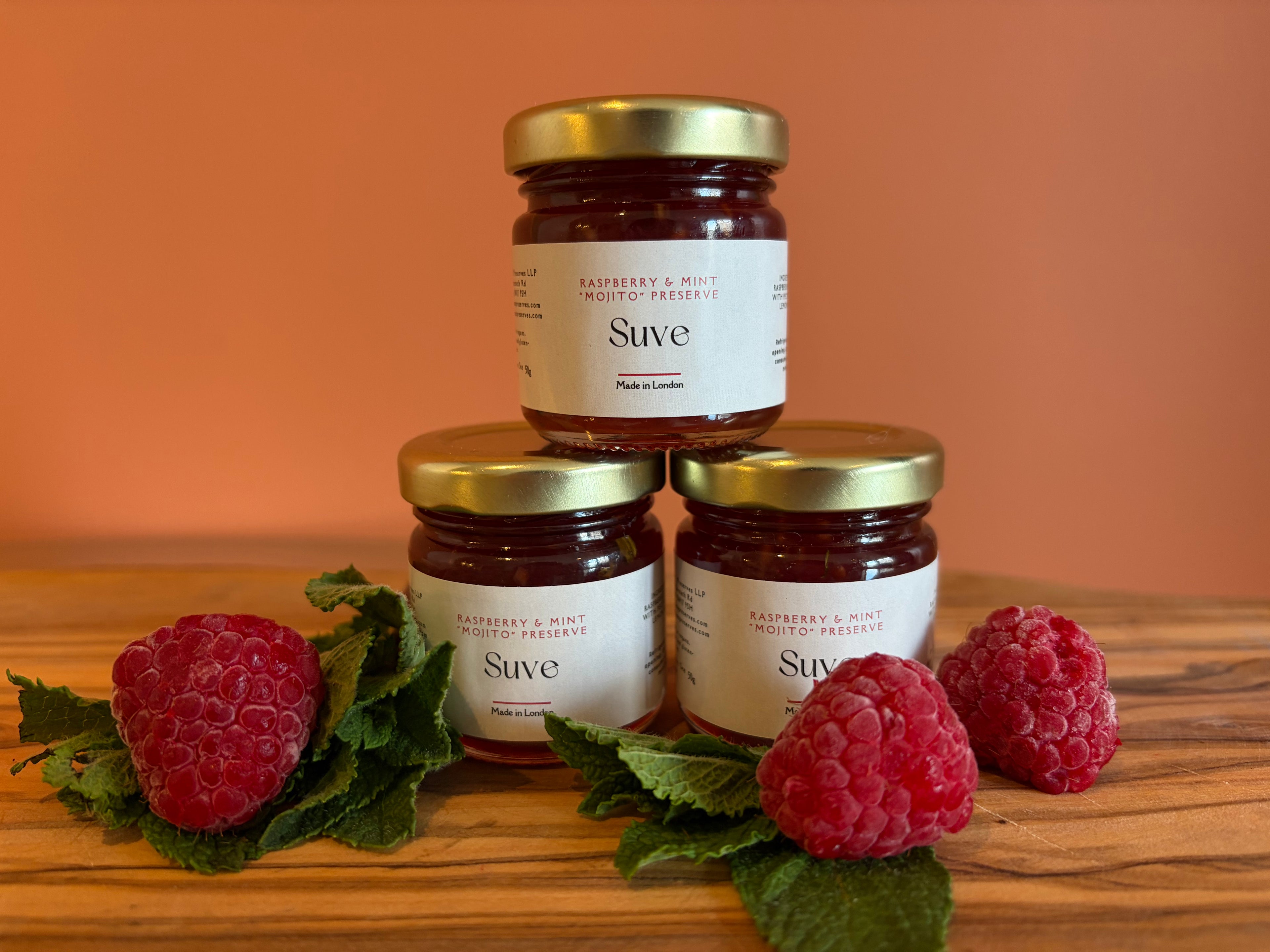 Raspberry & Mint “Mojito” Preserve