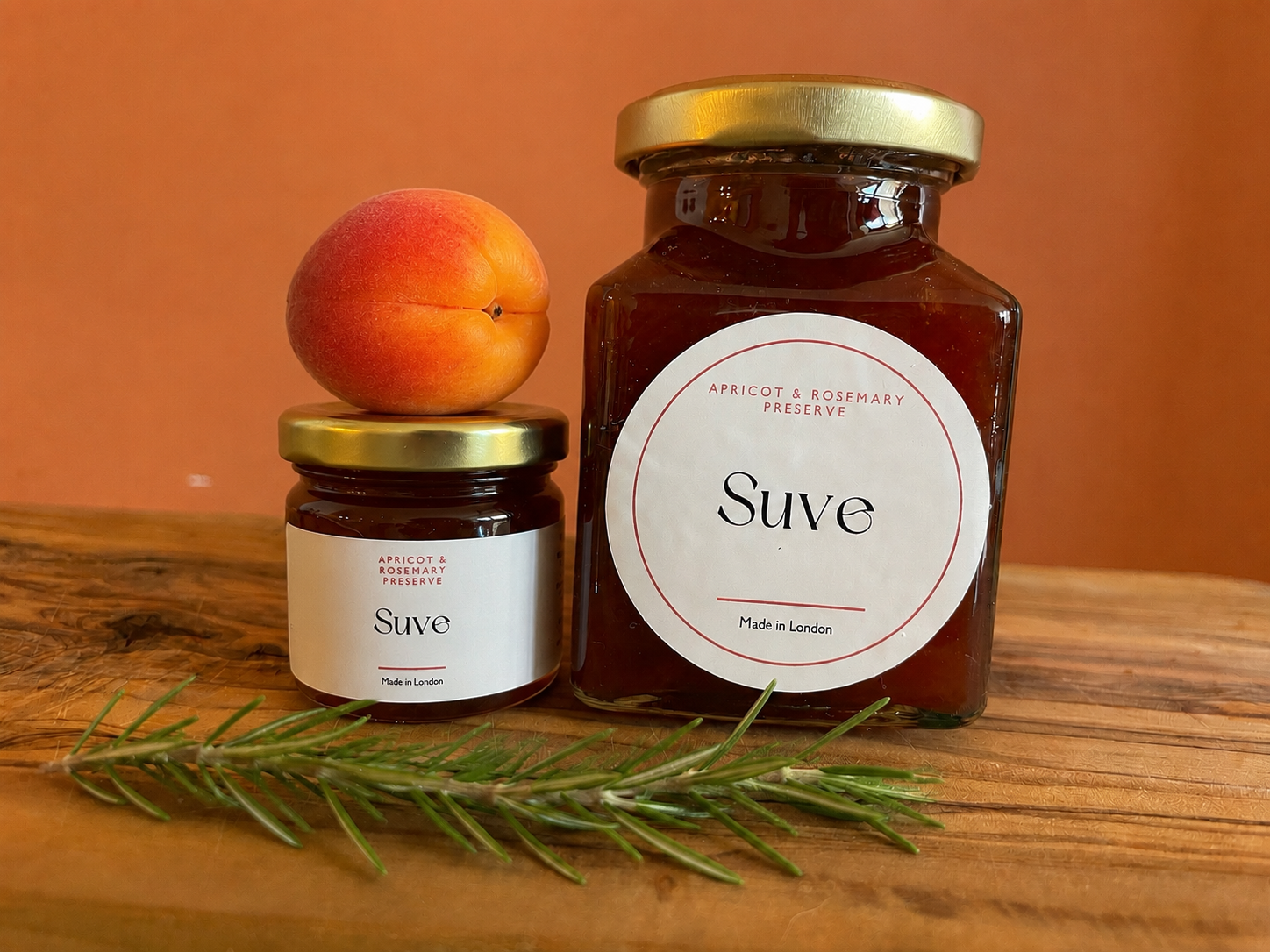 Red Apricot & Rosemary Preserve