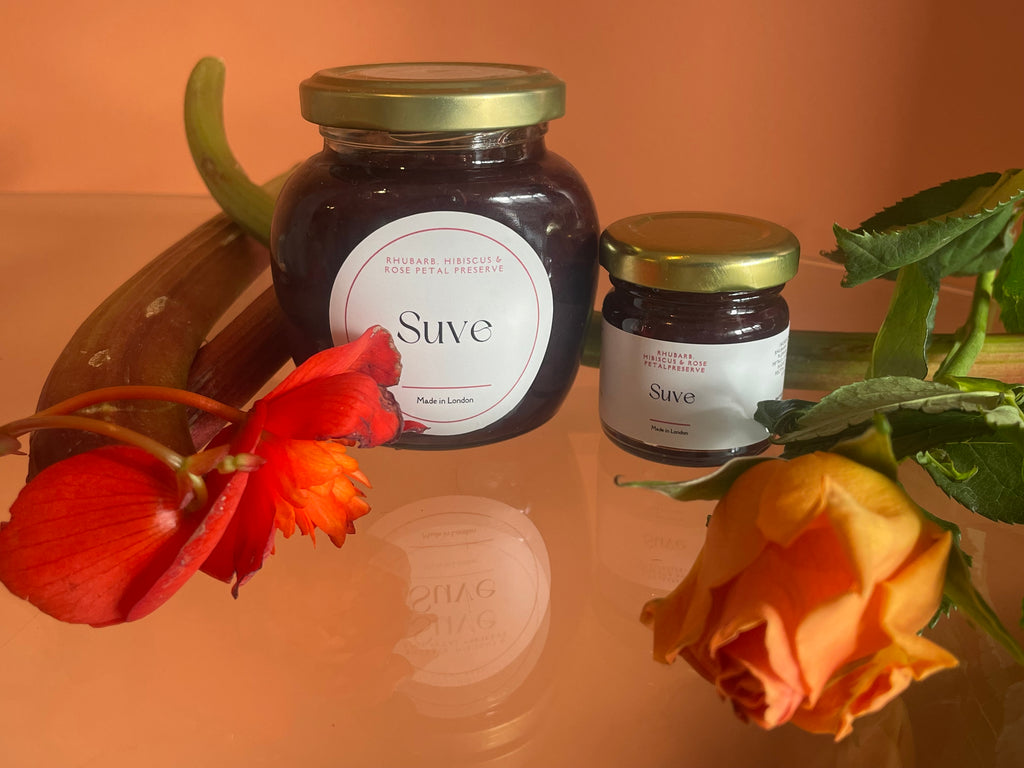 Rhubarb, Hibiscus & Rose Preserve